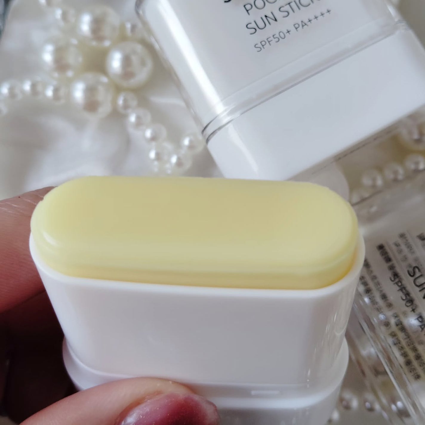 センシティブポケットサンスティック/SAM'U/日焼け止めスティックを使ったクチコミ(4枚目)
