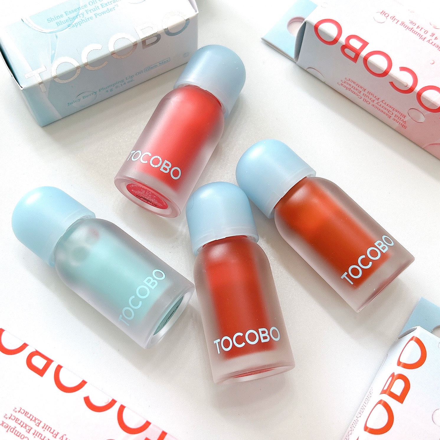 ジューシーベリープランピングリップオイル/TOCOBO/リップグロスを使ったクチコミ（1枚目）