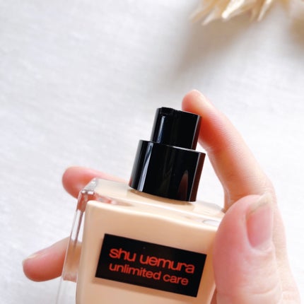 アンリミテッド ケア ツヤ セラム ファンデーション/shu uemura/リキッドファンデーションを使ったクチコミ(3枚目)