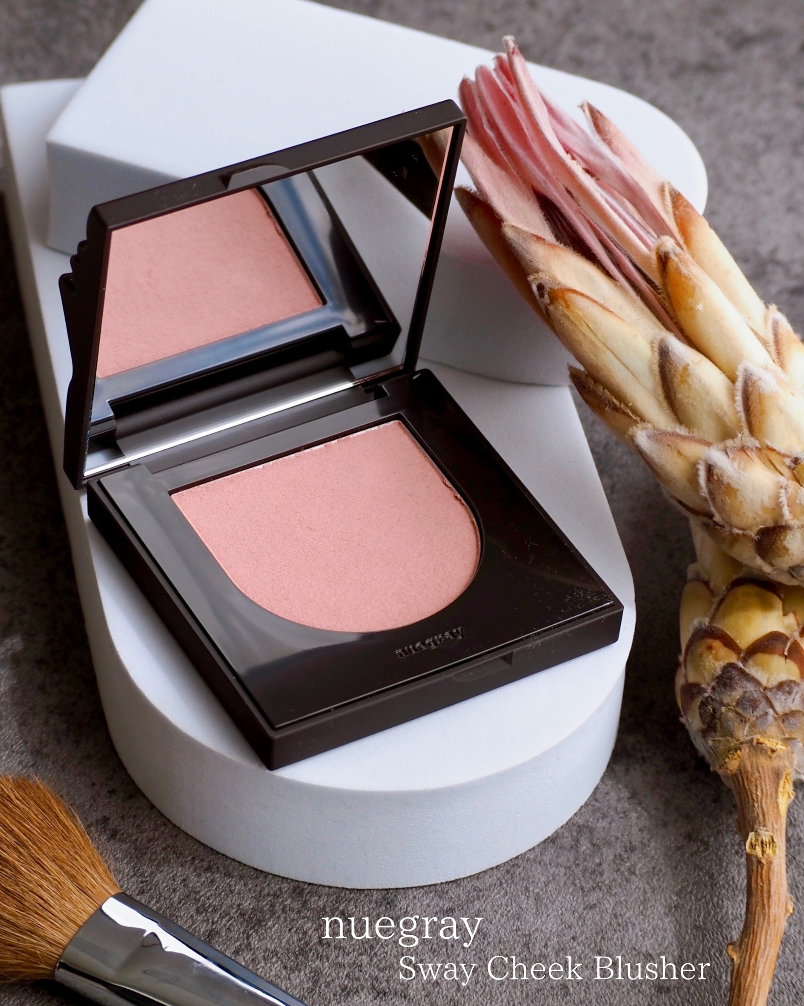スウェイチークブラッシャー/nuegray/ジェル・クリームチークを使ったクチコミ（1枚目）
