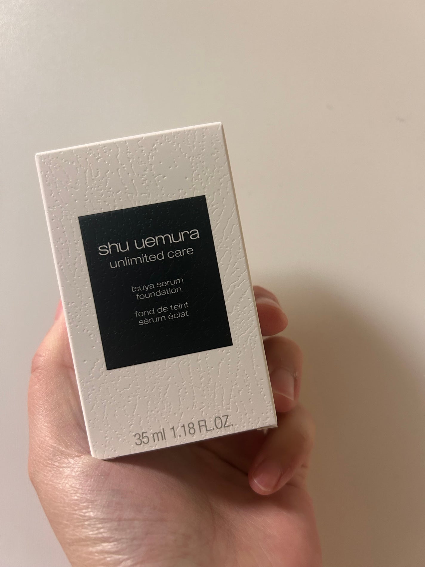 アンリミテッド ケア ツヤ セラム ファンデーション/shu uemura/リキッドファンデーションを使ったクチコミ(1枚目)