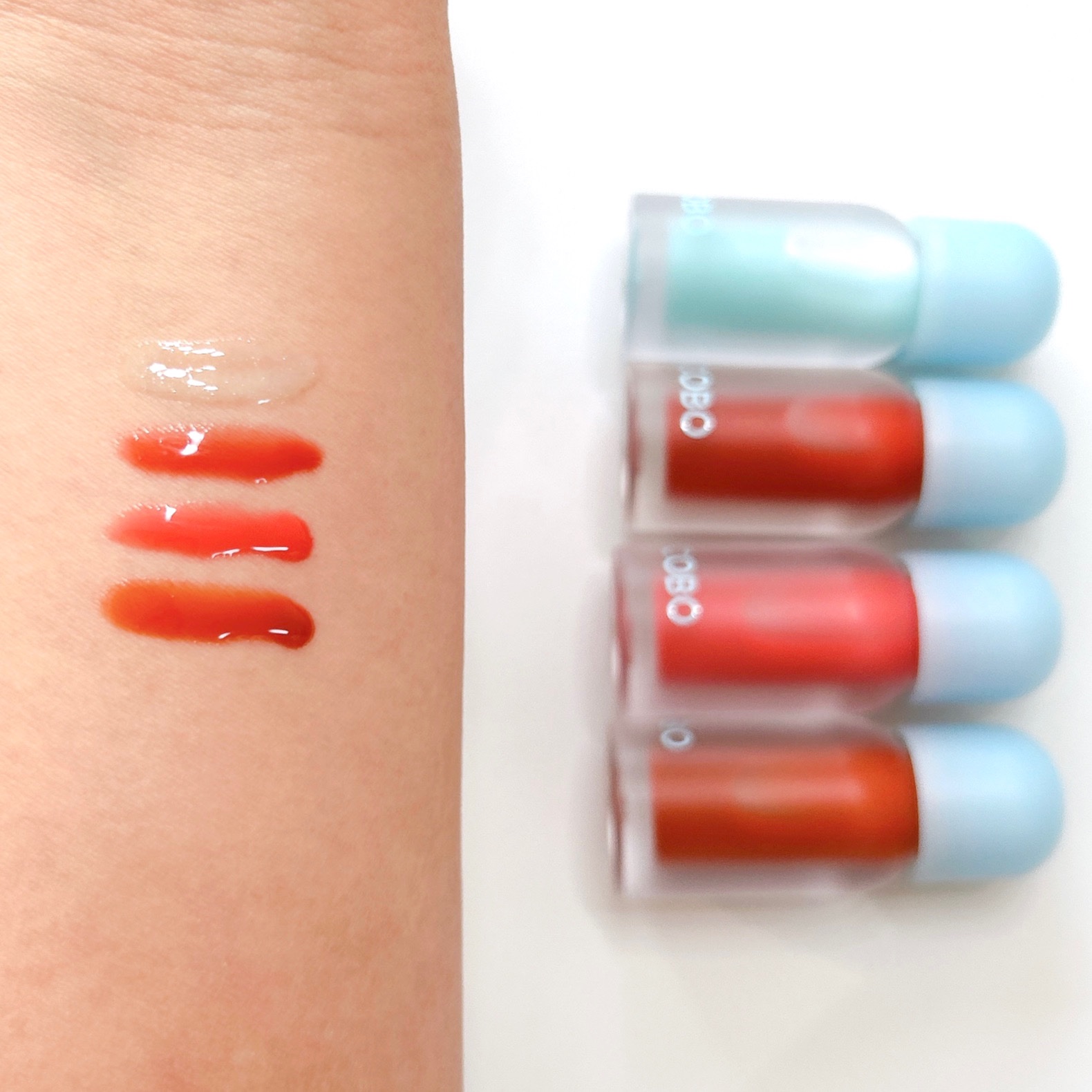 ジューシーベリープランピングリップオイル/TOCOBO/リップグロスを使ったクチコミ（3枚目）