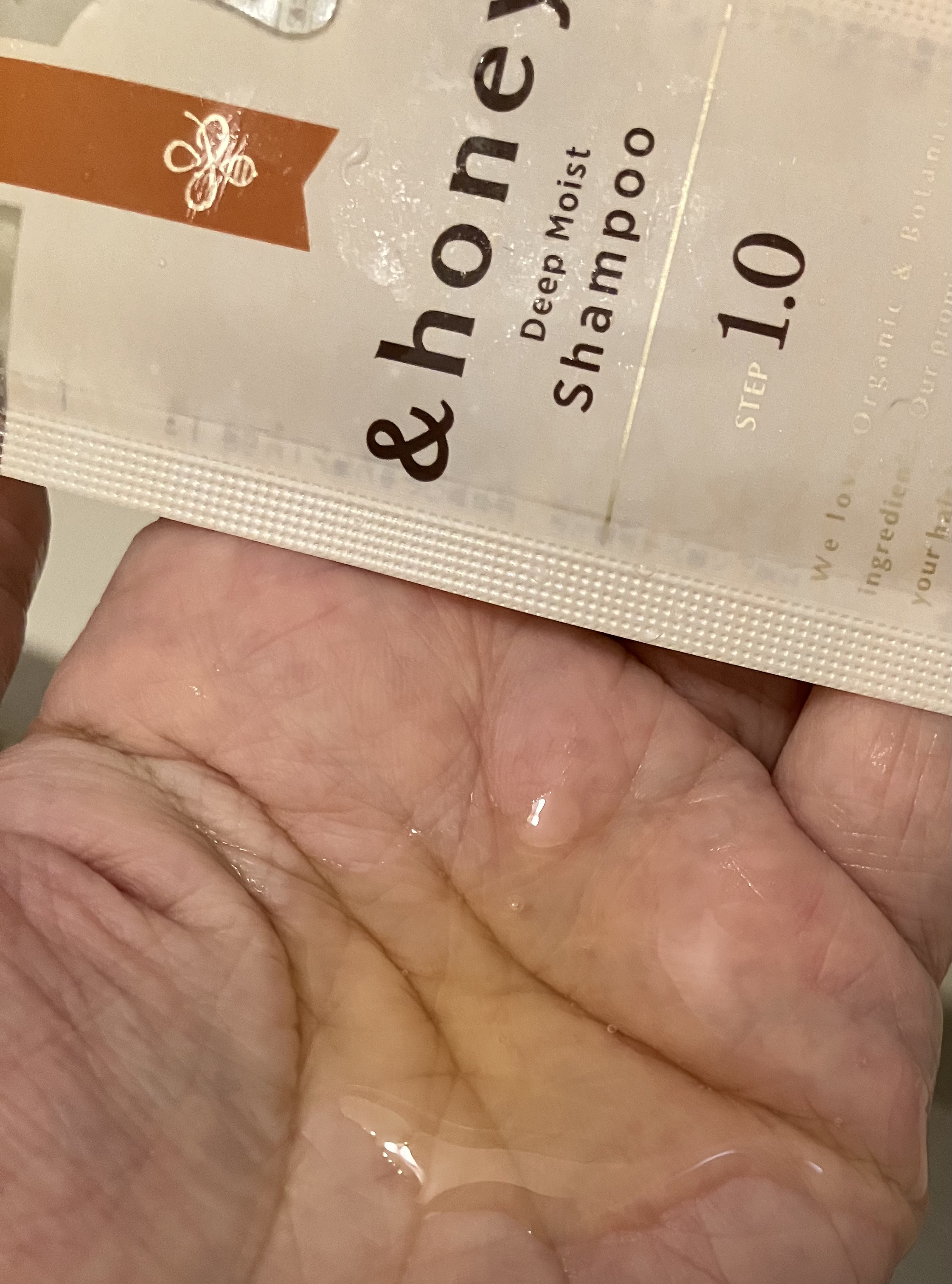 ディープモイスト シャンプー1.0／ヘアトリートメント2.0/&amp;honey/市販シャンプーを使ったクチコミ（2枚目）