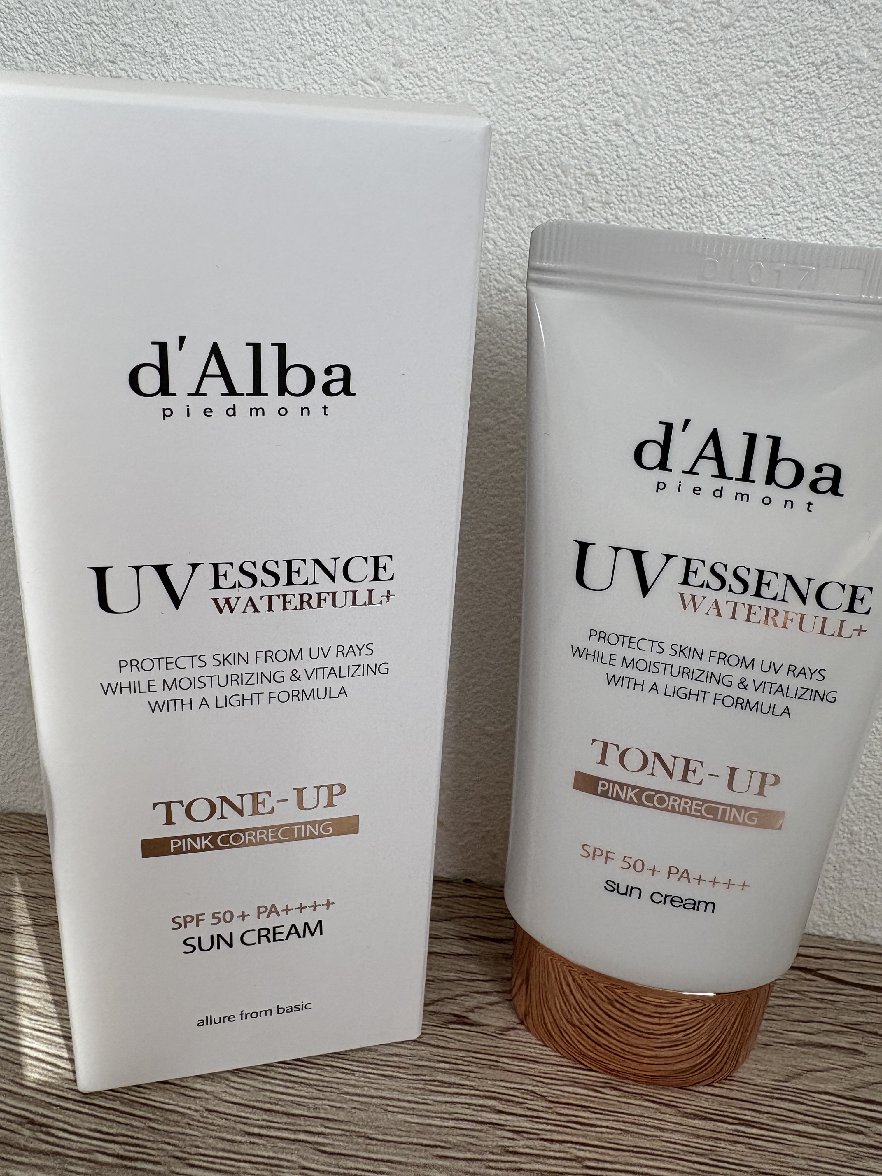 ウォータフルトーンアップサンクリーム/ダルバ/日焼け止めクリームを使ったクチコミ（1枚目）