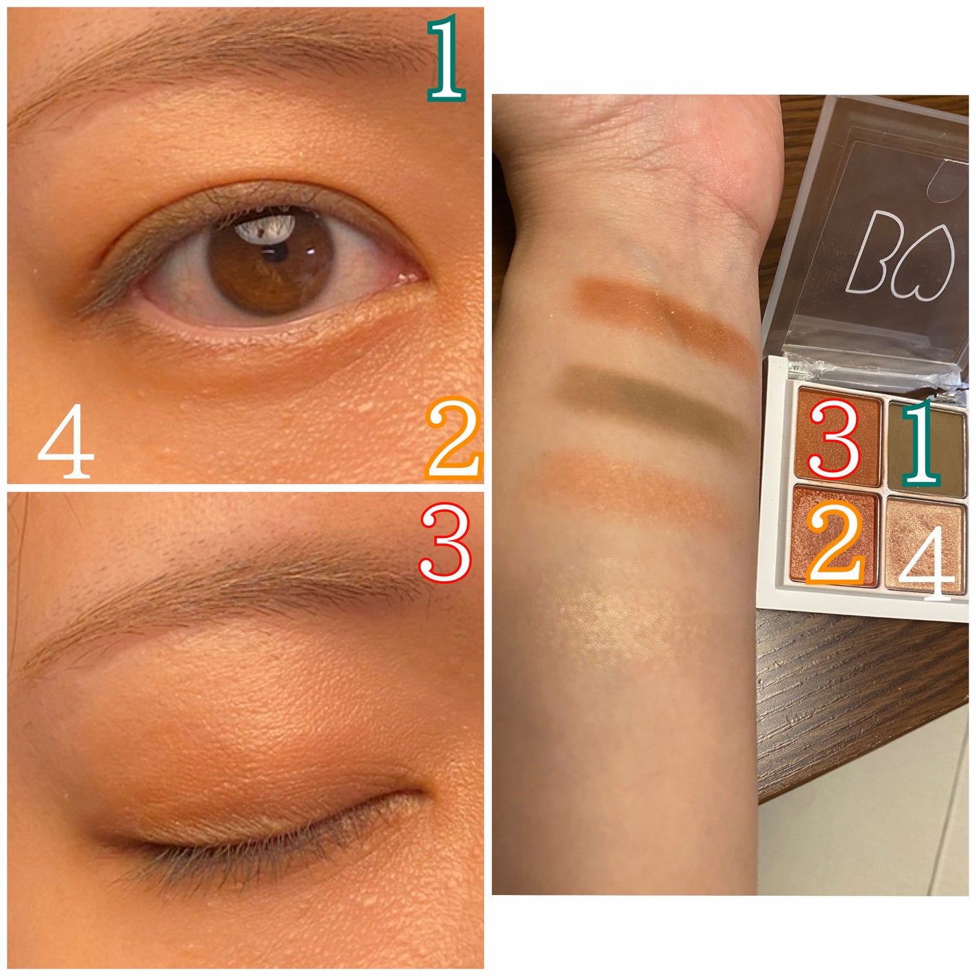 THE アイパレR/b idol/アイシャドウパレットを使ったクチコミ(2枚目)