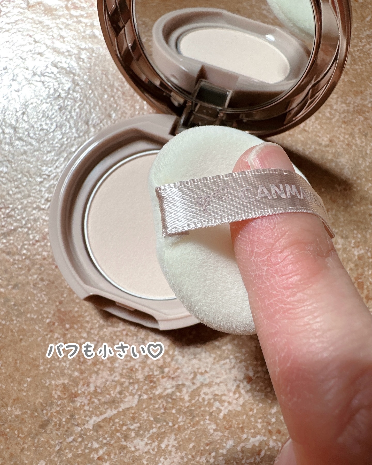 マシュマロフィニッシュパウダー mini/キャンメイク/フェイスパウダーを使ったクチコミ（3枚目）