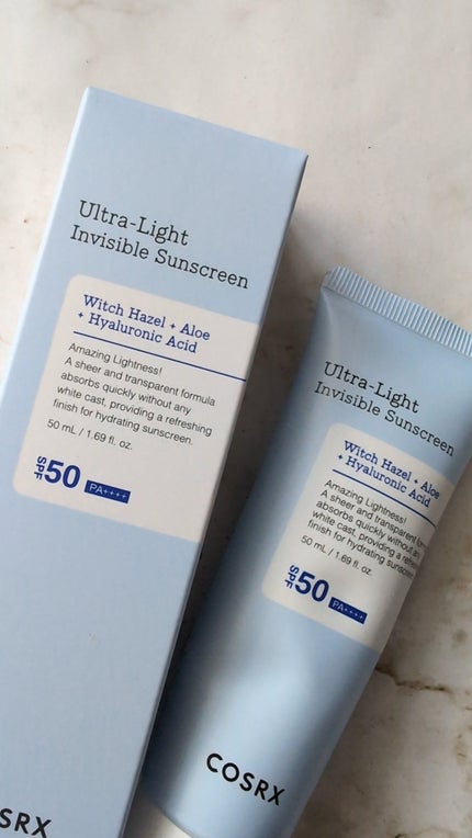 ウルトラライト透明UVクリーム/COSRX/日焼け止めクリームを使ったクチコミ(1枚目)