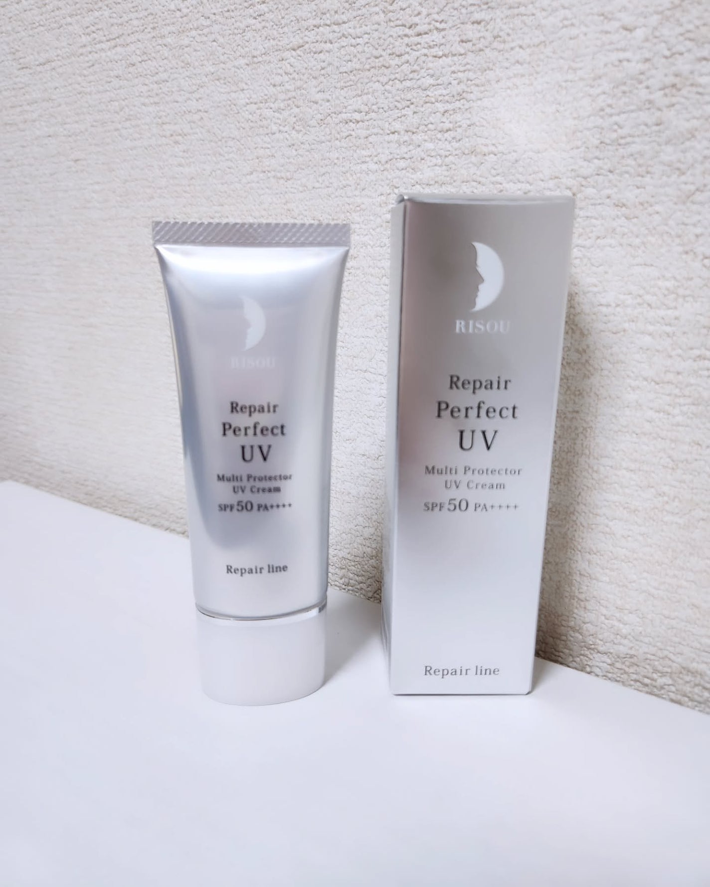 リソウ リペア パーフェクトUVクリーム/リソウコーポレーション/日焼け止めクリームを使ったクチコミ(2枚目)