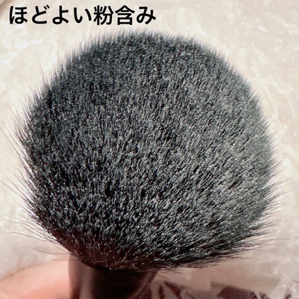 ごくふわっ フェイスブラシ 斜めカット/DAISO/メイクブラシを使ったクチコミ(4枚目)