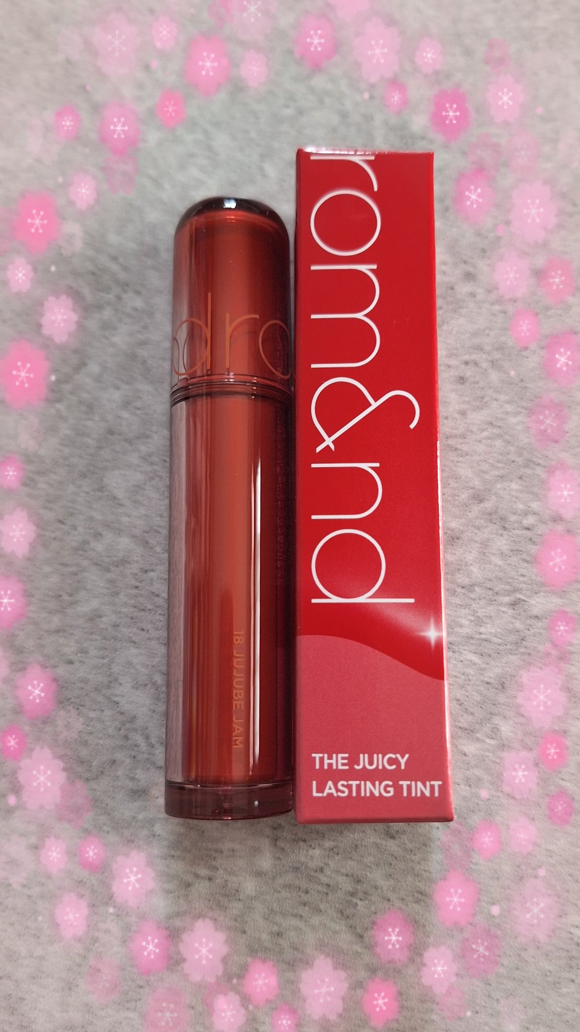 ザ ジューシーラスティングティント/rom&nd/リップティントを使ったクチコミ（1枚目）