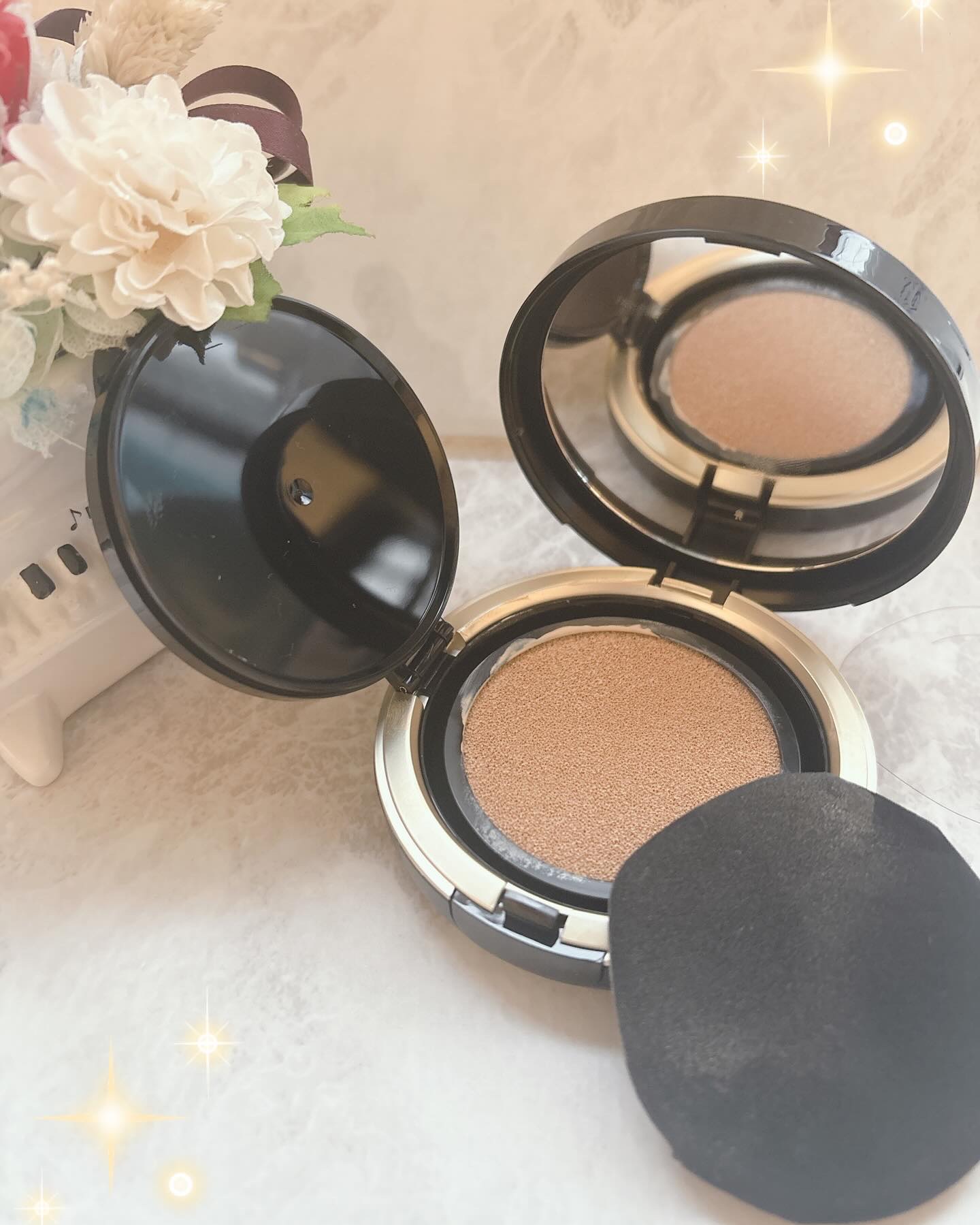 HARIAS　薬用クッションファンデーション/HARIAS/クッションファンデーションを使ったクチコミ（3枚目）