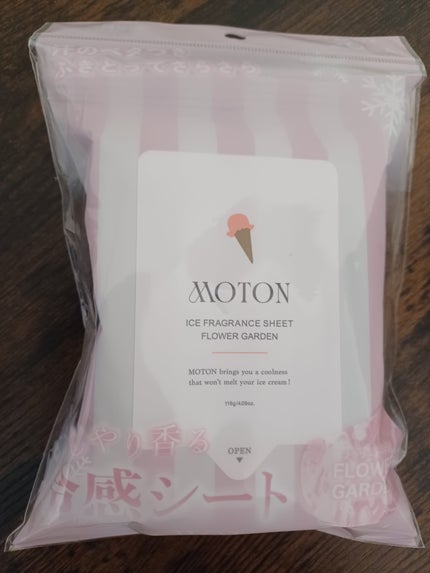 アイスフレグランスシート FLOWER GARDEN/MOTON/ボディシートを使ったクチコミ(2枚目)