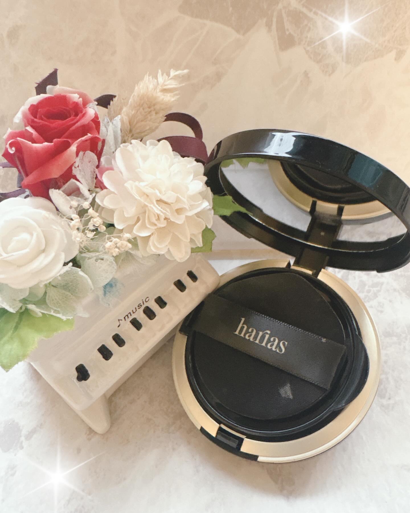 HARIAS　薬用クッションファンデーション/HARIAS/クッションファンデーションを使ったクチコミ（2枚目）