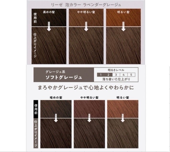 泡カラー/リーゼ/ヘアカラーを使ったクチコミ(3枚目)