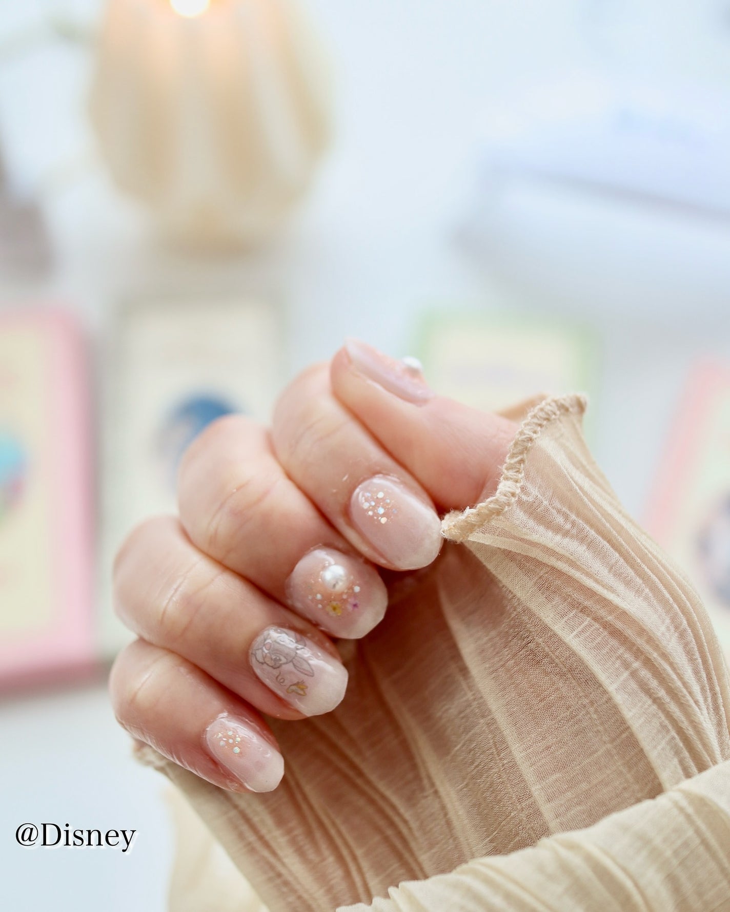 セミキュアジェルネイル(ハンド)/ohora/ネイルシールを使ったクチコミ(5枚目)