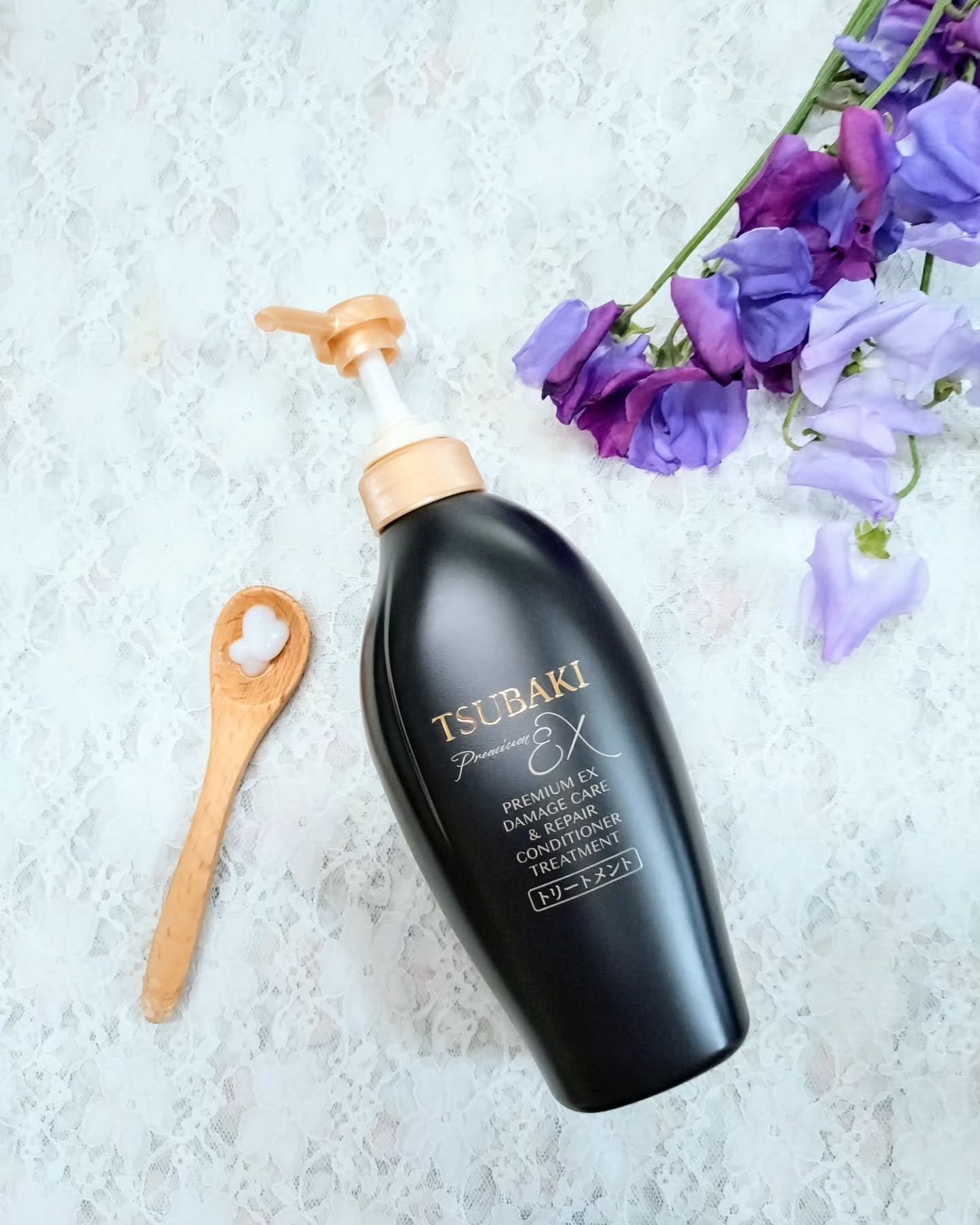TSUBAKI プレミアムEX ダメージケア＆リペア シャンプー/コンディショナートリートメント/TSUBAKI/シャンプー・コンディショナーを使ったクチコミ（3枚目）