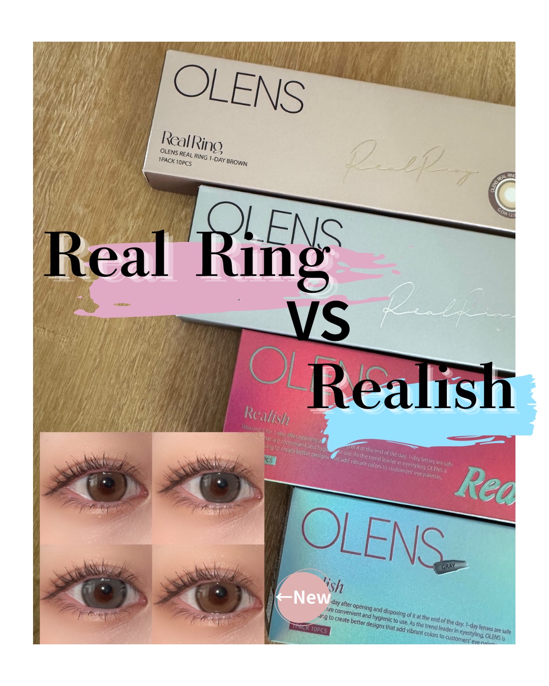 Real Ring 1day/OLENS/ワンデー（１DAY）カラコンを使ったクチコミ（1枚目）