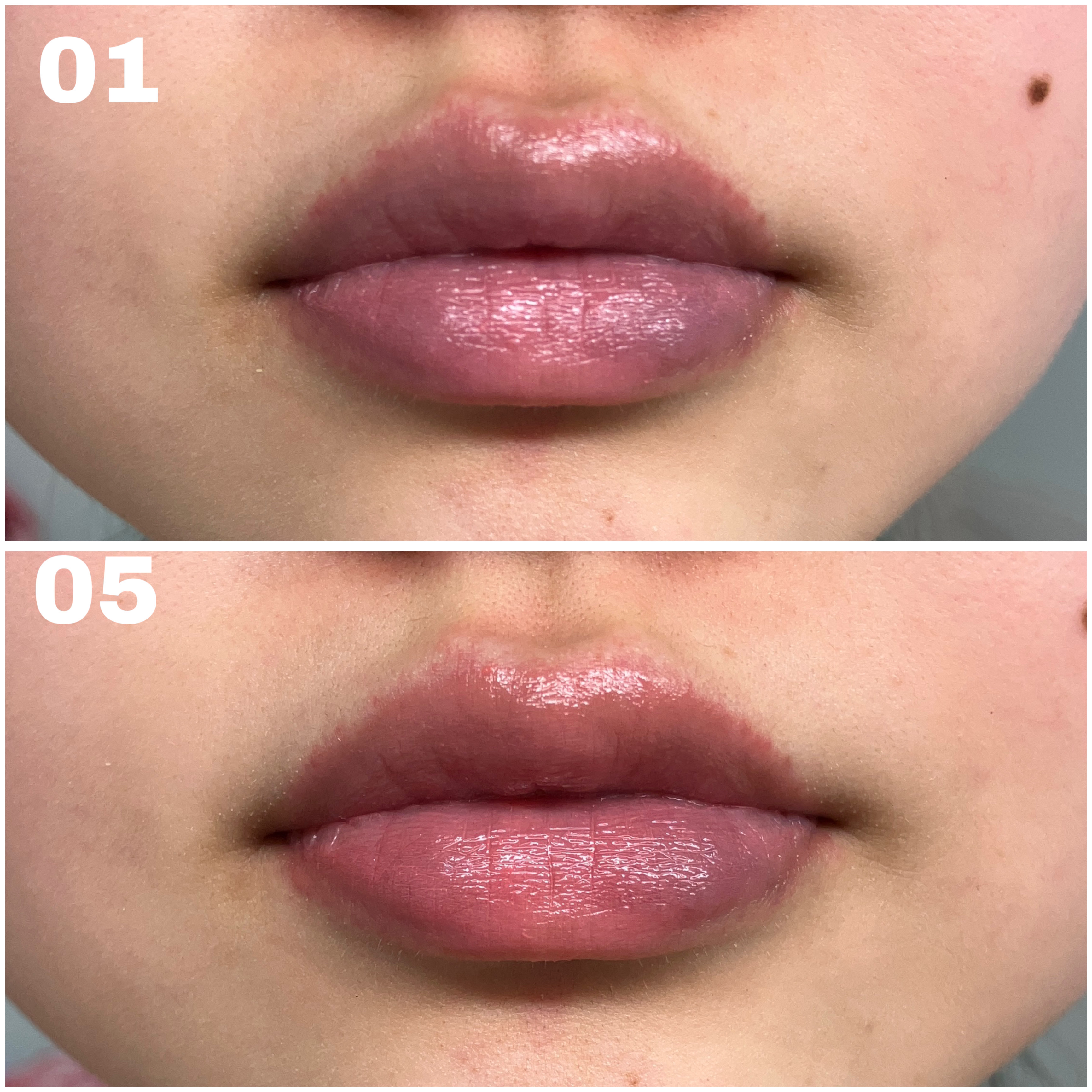 リップアルアグロウシャイン/DEAR DAHLIA/口紅を使ったクチコミ（2枚目）