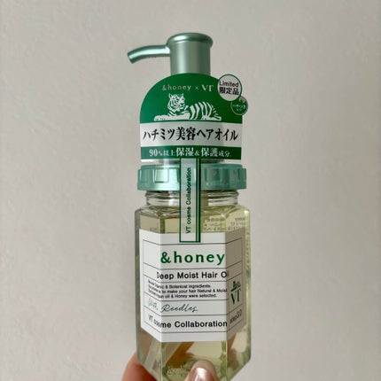&honey アンドハニー × VT ディープモイスト ヘアオイル 3.0のクチコミ「◯&honey アンドハニー × VT ディープモイスト ヘアオイル 3.0
パッケージ.....」(1枚目)