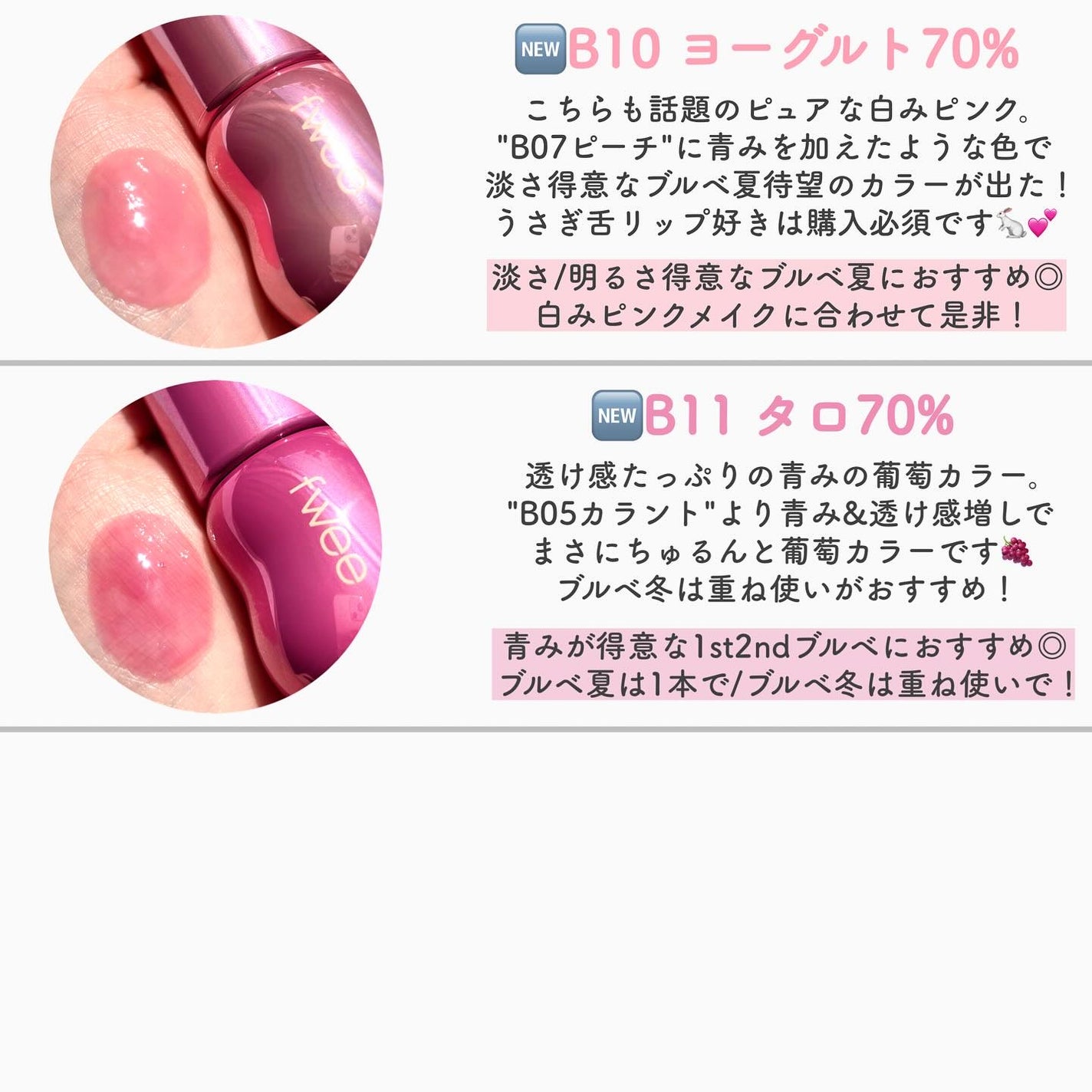 フィー 3Dボリューミンググロス/fwee/リップグロスを使ったクチコミ(6枚目)