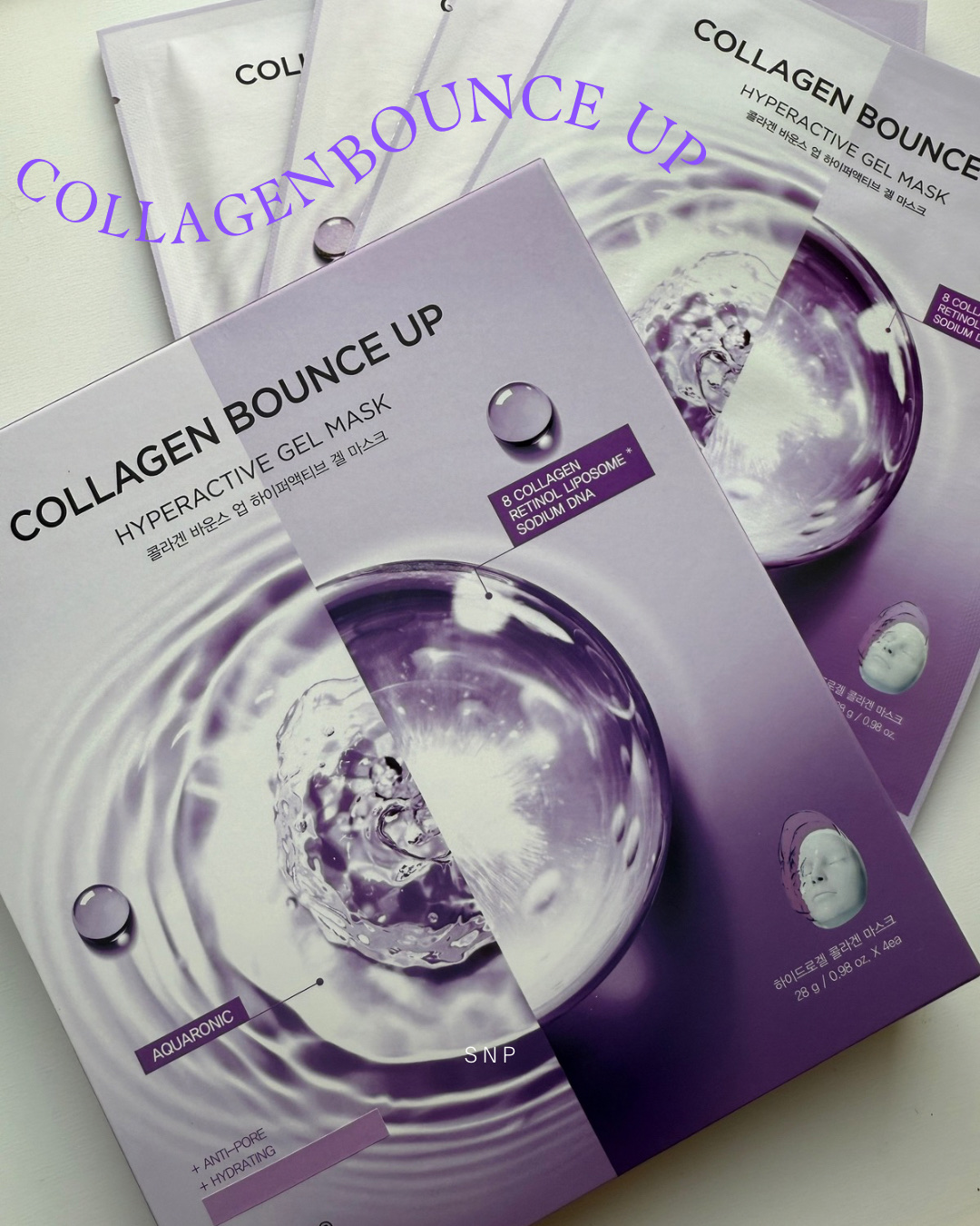 コラーゲンバウンスアップハイパーアクティブゲルマスク/SNP/シートマスク・パックを使ったクチコミ（1枚目）