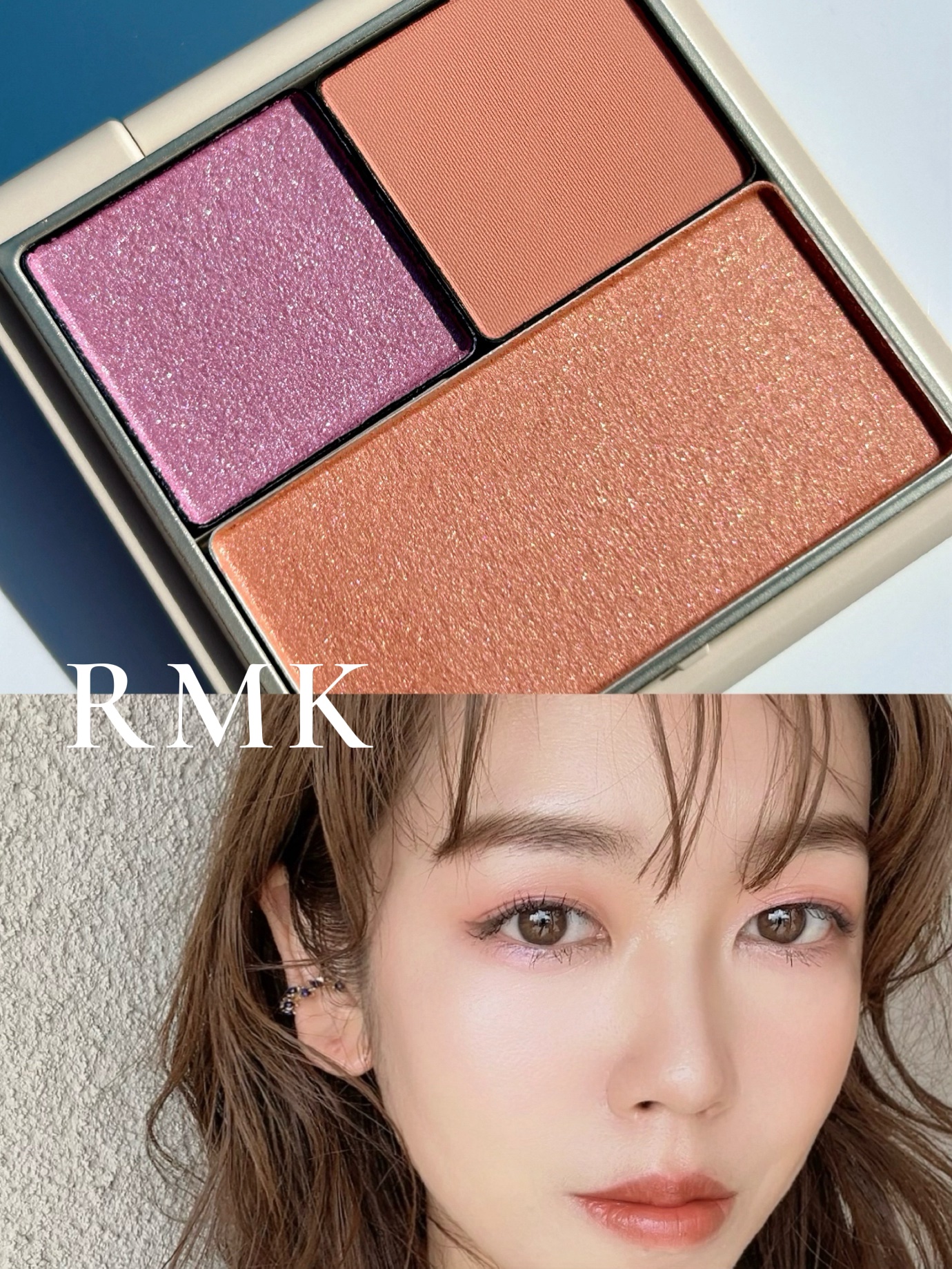 RMK ピュア コンプレクション ブラッシュ/RMK/パウダーチークを使ったクチコミ（1枚目）