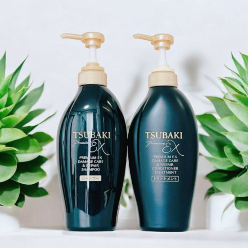 TSUBAKI プレミアムEX ダメージケア＆リペア シャンプー/コンディショナートリートメント/TSUBAKI/シャンプー・コンディショナーを使ったクチコミ（1枚目）
