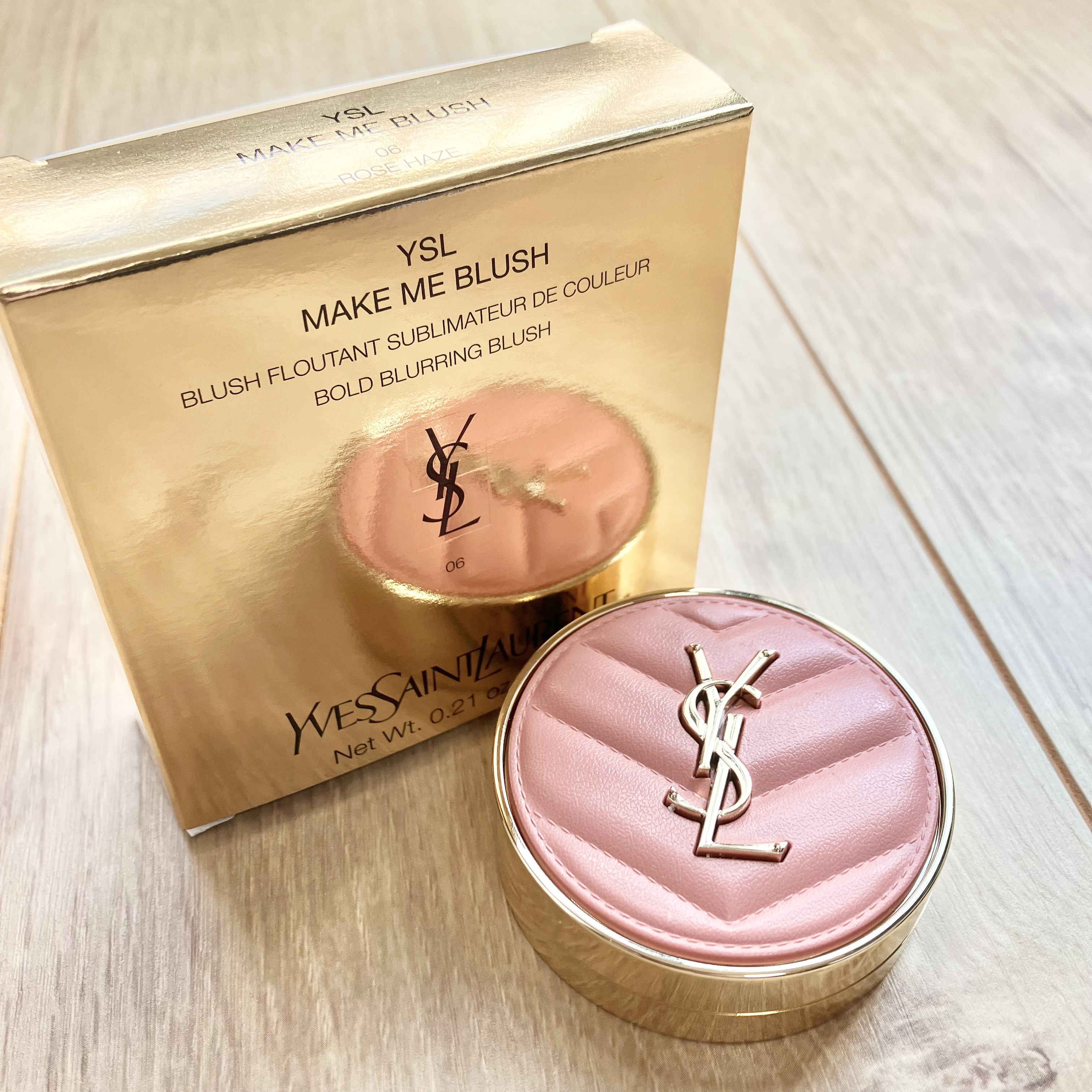 YSL メイクミーブラッシュ パウダー 06 ROSE HAZE/YVES SAINT LAURENT BEAUTE/パウダーチークを使ったクチコミ（1枚目）