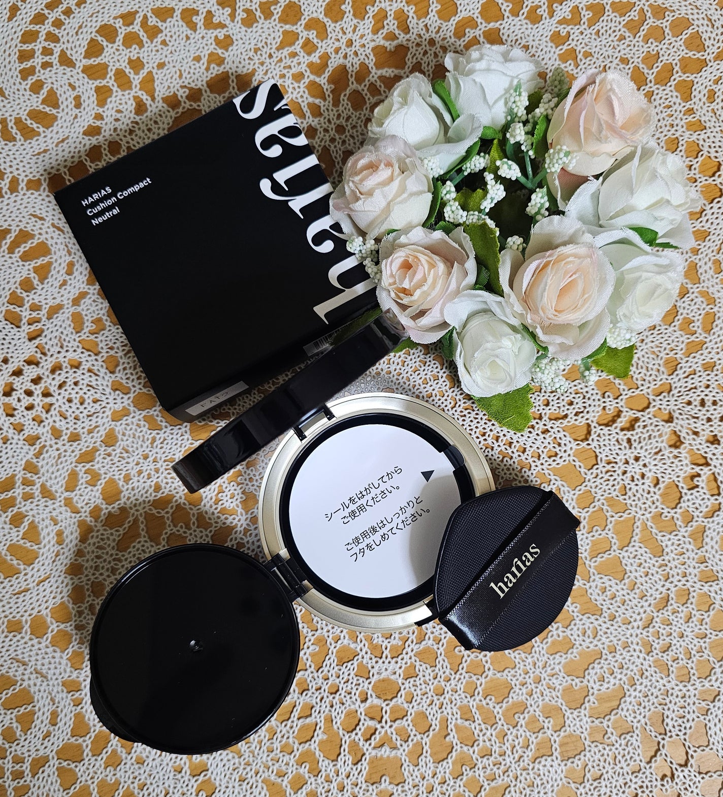 HARIAS 薬用クッションファンデーション/HARIAS/クッションファンデーションを使ったクチコミ(4枚目)