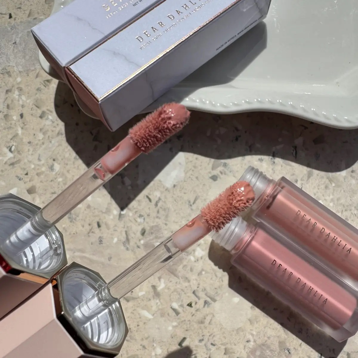 ペタルドロップリキッドブラッシャー/DEAR DAHLIA/リキッドチークを使ったクチコミ（2枚目）