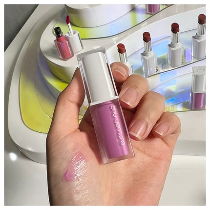 キヌケアグローアップ グリーム/shu uemura/口紅を使ったクチコミ(10枚目)