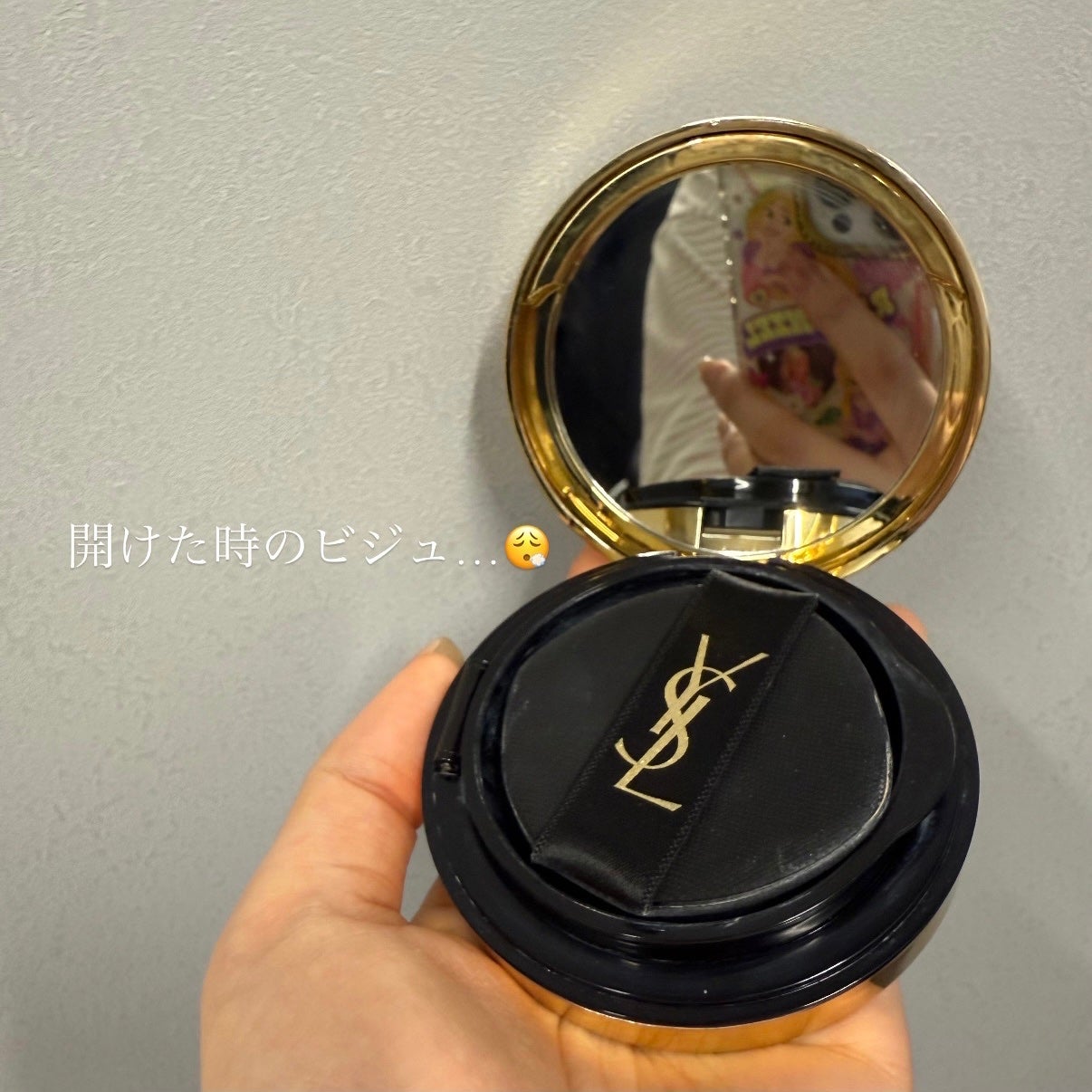ラディアント タッチ グロウパクト/YVES SAINT LAURENT BEAUTE/クッションファンデーションを使ったクチコミ(2枚目)