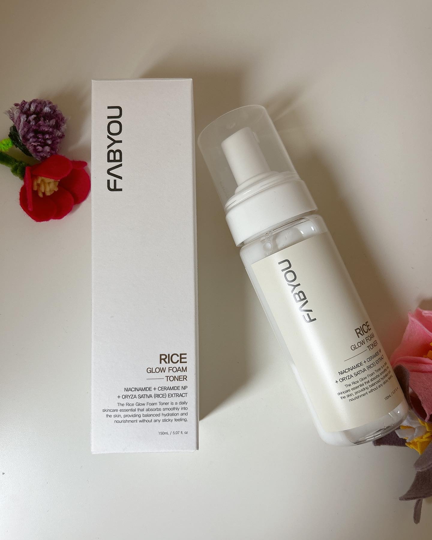 ライス グロウ フォームトナー/FABYOU/化粧水を使ったクチコミ（2枚目）