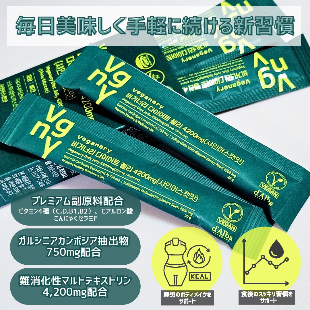 ヴィーガナリー植物性コラーゲン/ダルバ/美容サプリメントを使ったクチコミ（2枚目）