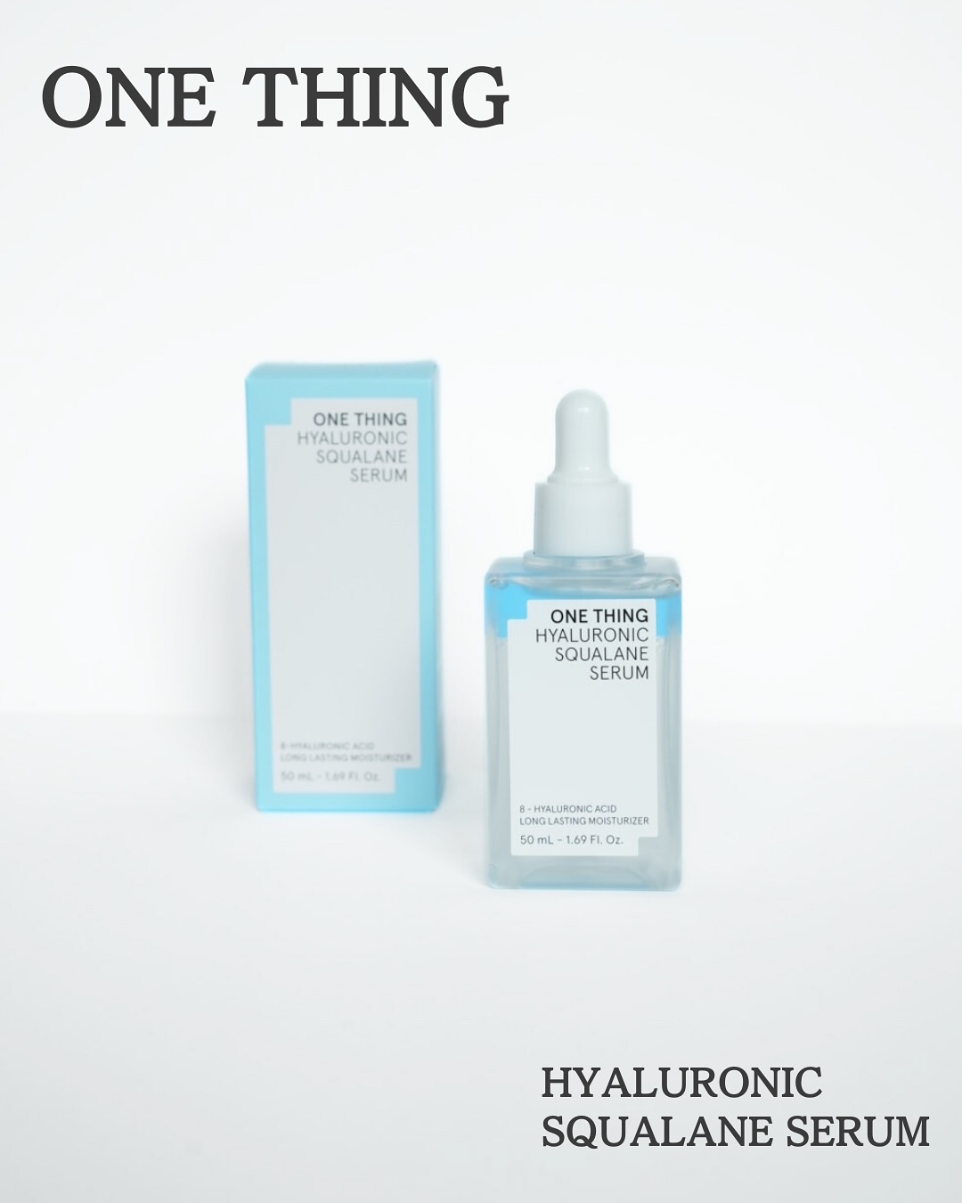 ヒアルロニックスクワランセラム/ONE THING/美容液を使ったクチコミ（1枚目）
