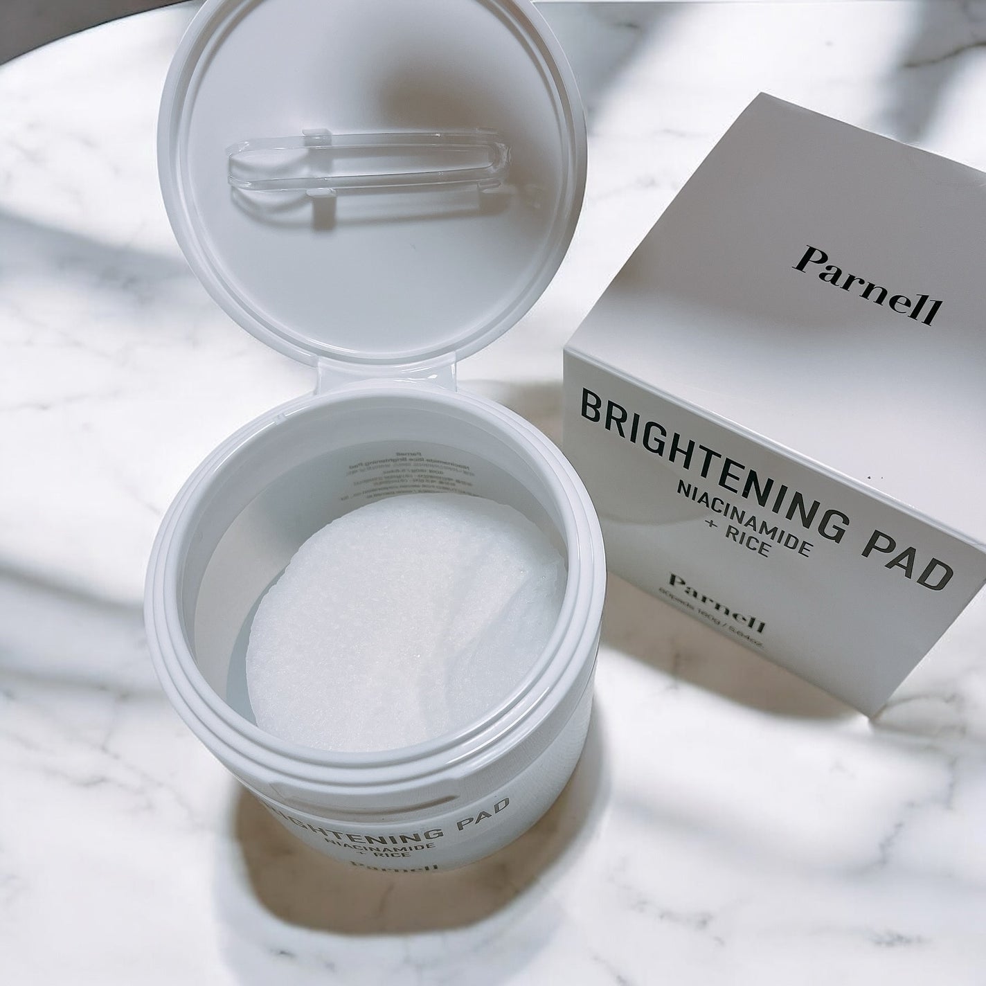 ナイアシンアミド ライス ブライトニング パッド/parnell/トナーパッドを使ったクチコミ(2枚目)