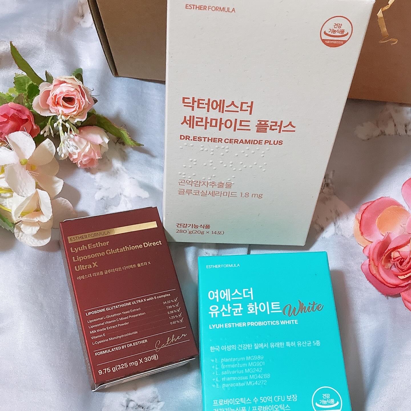 ヨエスターグルタチオンダイレクト５X/ESTHER FORMULA/美容サプリメントを使ったクチコミ（2枚目）