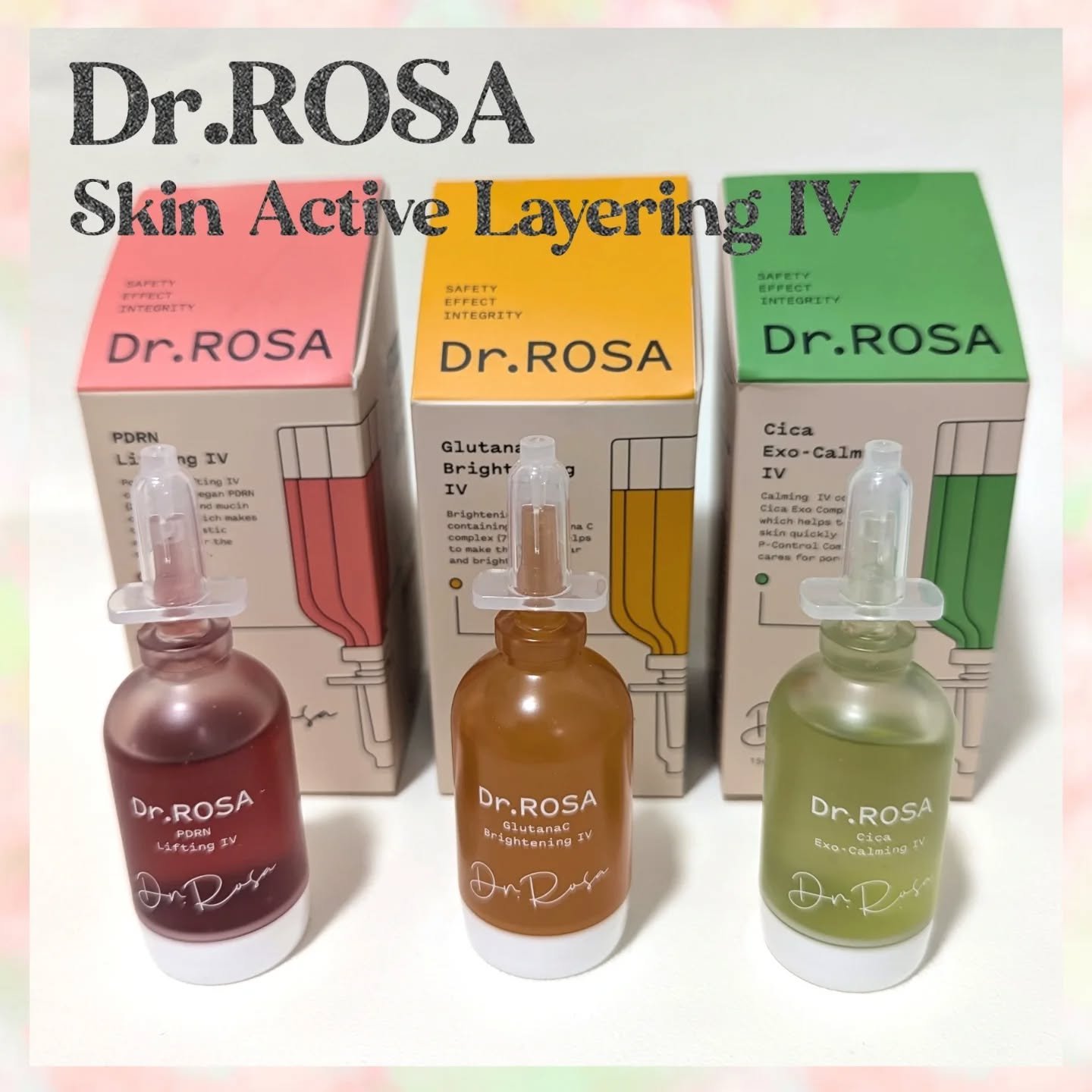 Dr.ROSA IV アンプル3種セット/Dr.ROSA/スキンケアキットを使ったクチコミ（1枚目）
