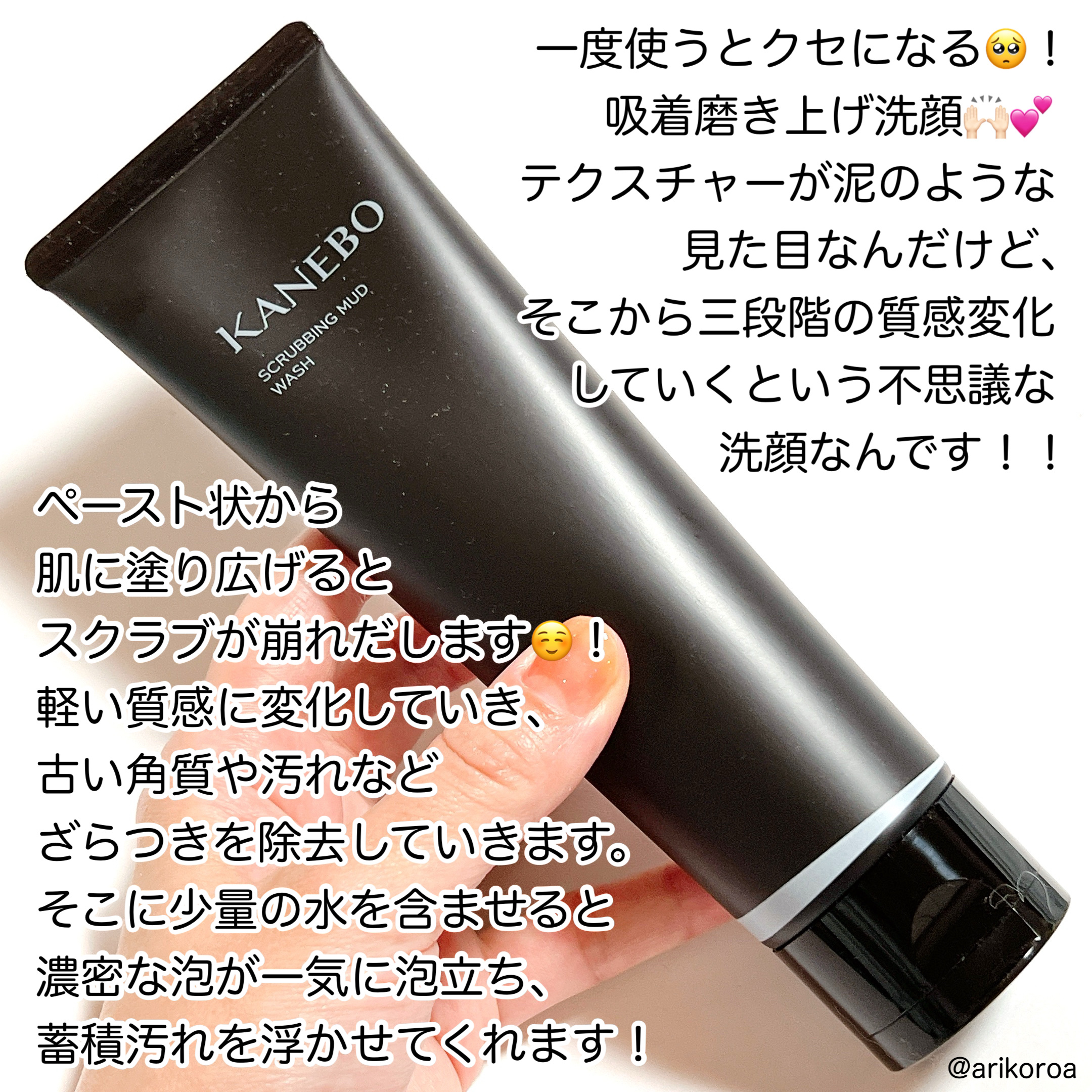 スクラビング　マッド　ウォッシュ/KANEBO/洗顔フォームを使ったクチコミ（2枚目）