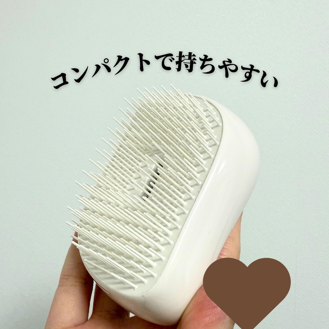 コンパクトスタイラー/TANGLE TEEZER/ヘアブラシを使ったクチコミ（2枚目）