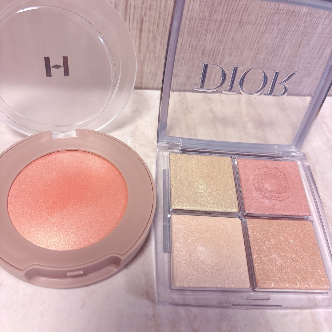 トゥルーディメンショングロウチーク G002 メロウ/hince/パウダーチークを使ったクチコミ（2枚目）