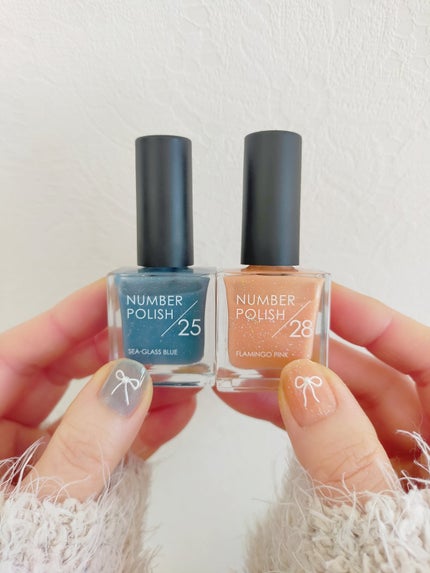 NUMBER POLISH  25 SEA-GLASS BLUE/D-UP/マニキュアの画像