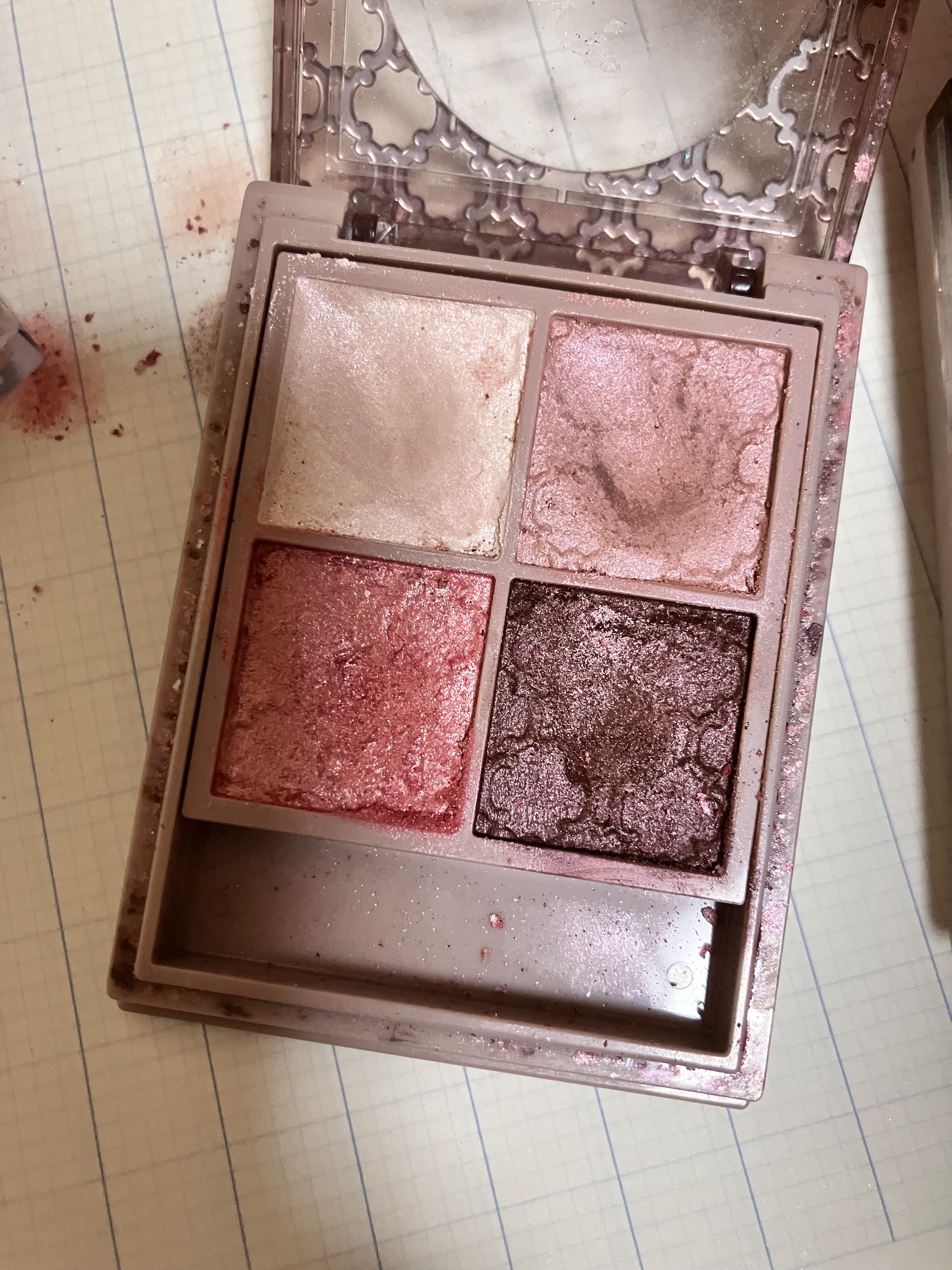 グロッシーリッチ アイズ N/Visée/アイシャドウパレットを使ったクチコミ（1枚目）