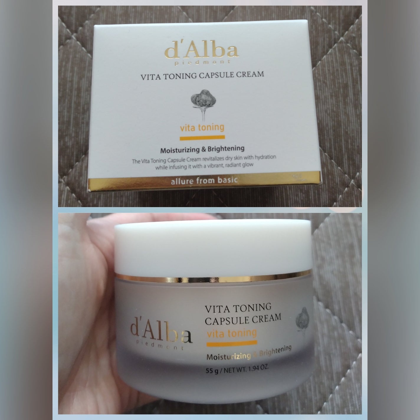 ビタトーニングカプセルクリーム/ダルバ/フェイスクリームを使ったクチコミ(1枚目)