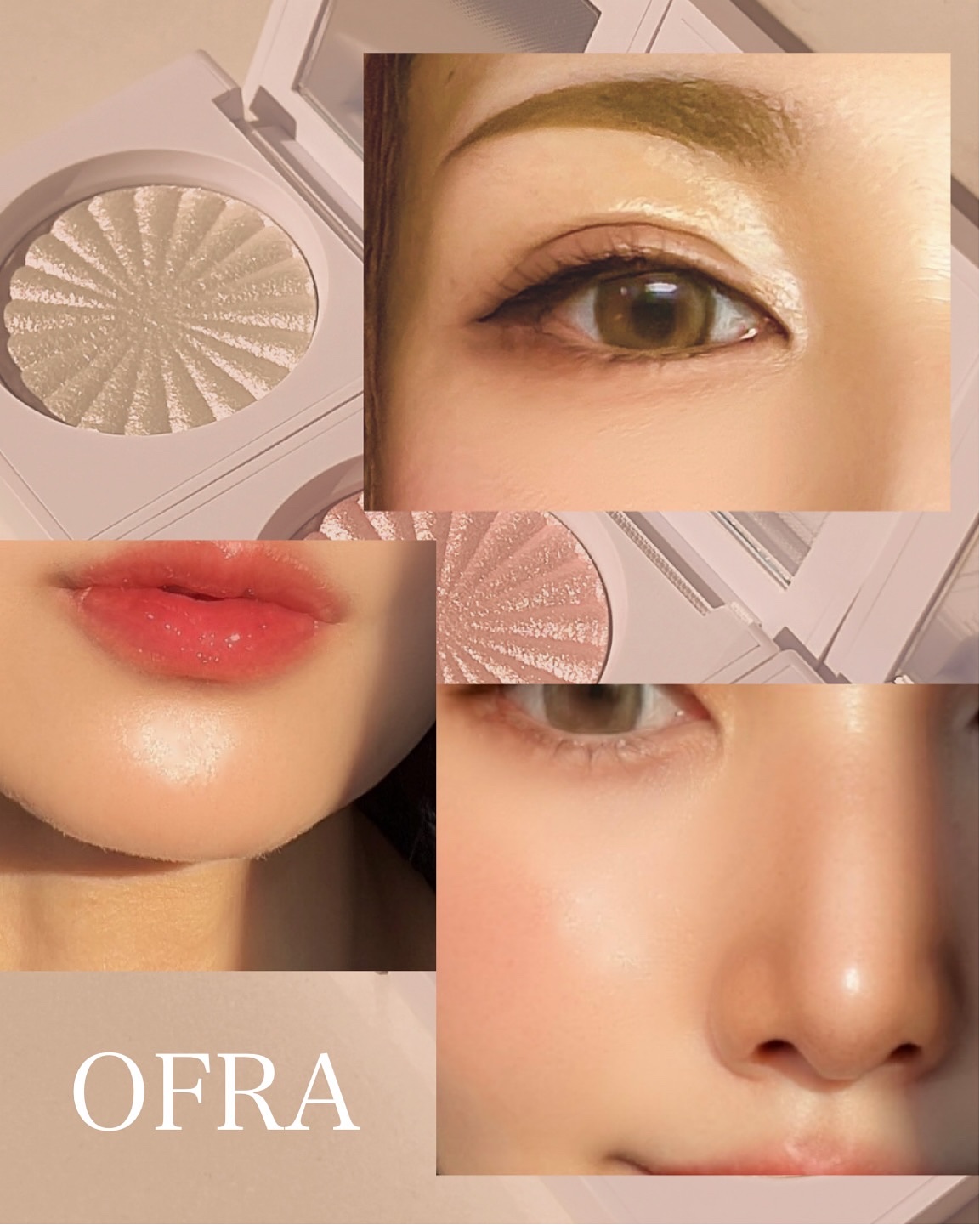 OFRA mini Highlighter/Ofra Cosmetics/パウダーハイライトを使ったクチコミ（2枚目）