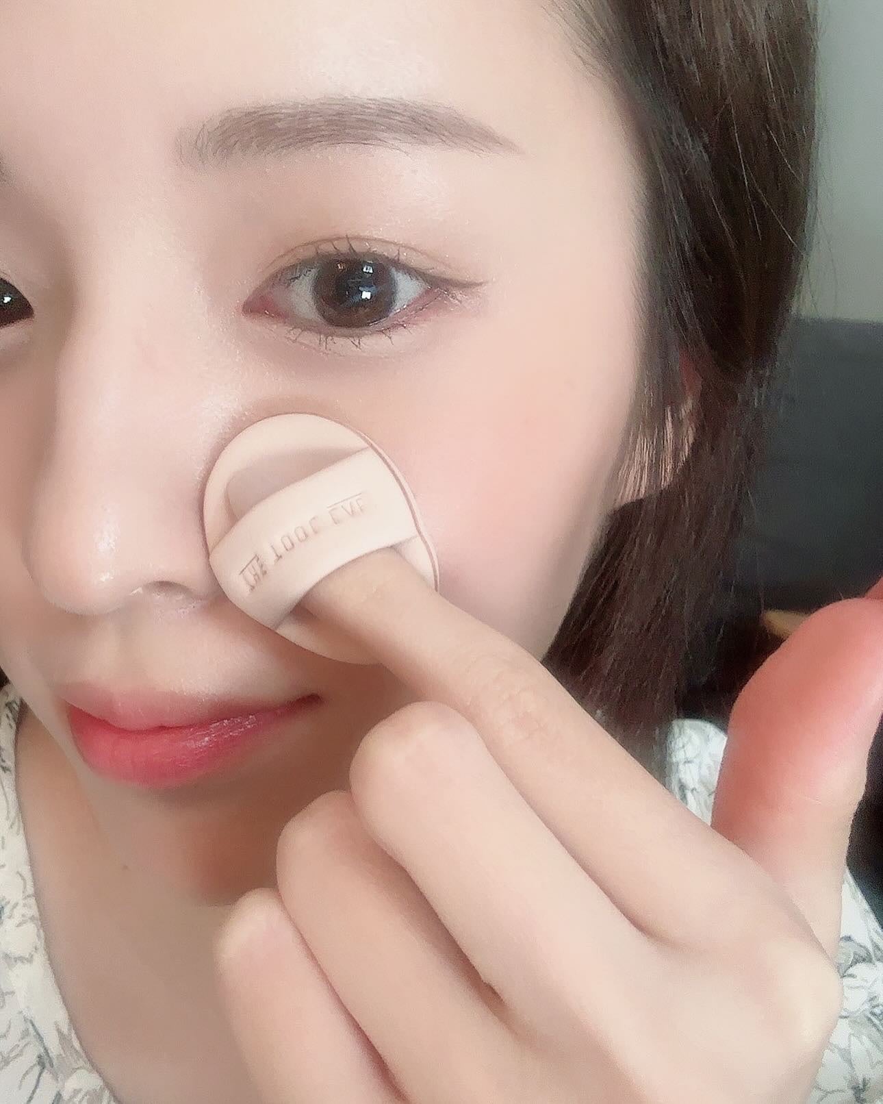 【フォロバ100】teco on LIPS 「♥スキンフィットコンシールデュオブラシとフィンガーパフの組み合..」(9枚目)