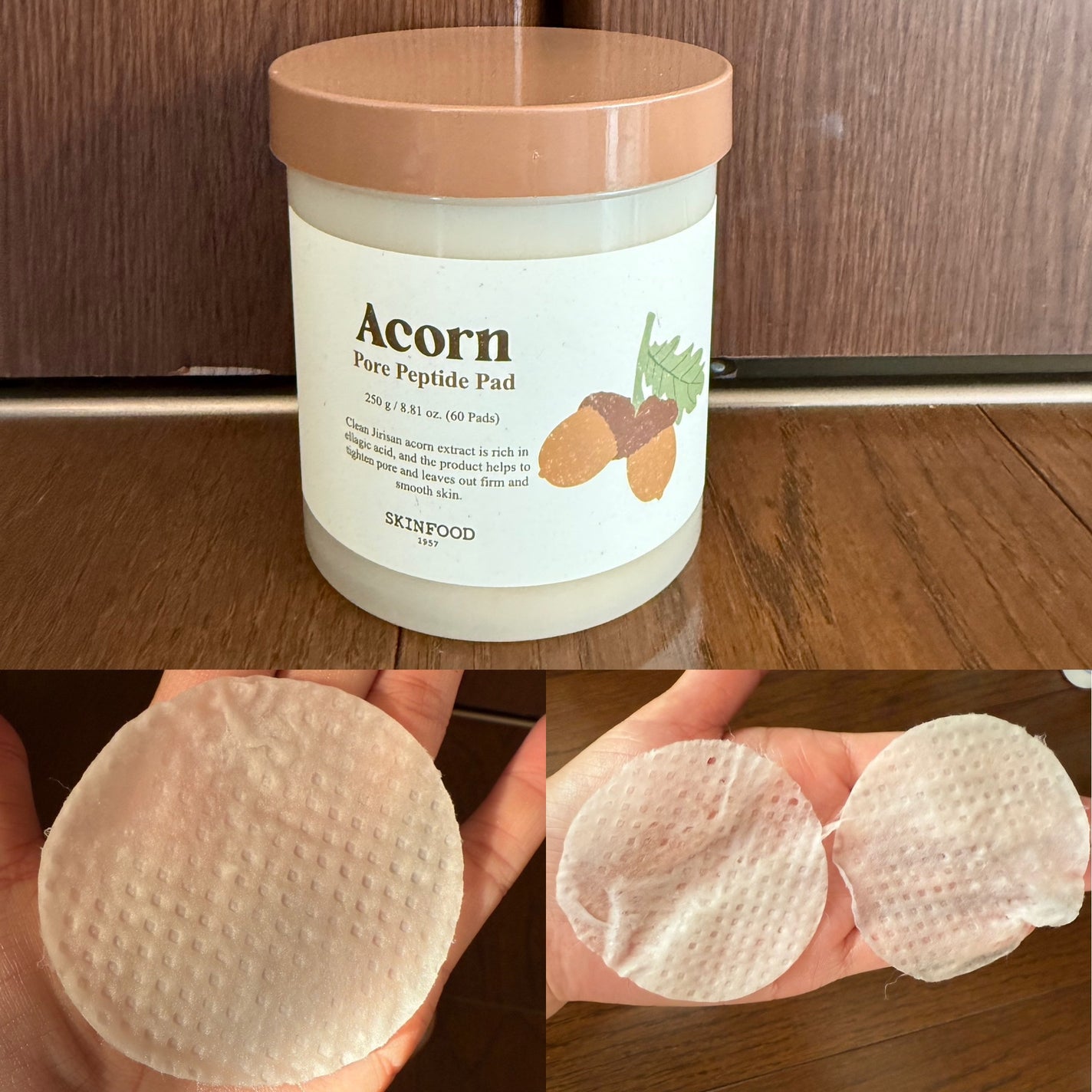どんぐり ポア ペプチド パッド/SKINFOOD/トナーパッドを使ったクチコミ(1枚目)