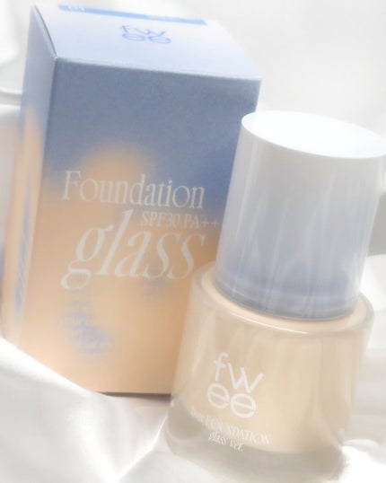 フィーファンデーションガラス/fwee/リキッドファンデーションを使ったクチコミ(2枚目)
