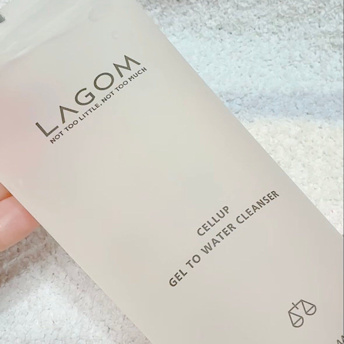 ラゴム ジェルトゥウォーター クレンザー(朝用洗顔)/LAGOM /その他洗顔料を使ったクチコミ(2枚目)