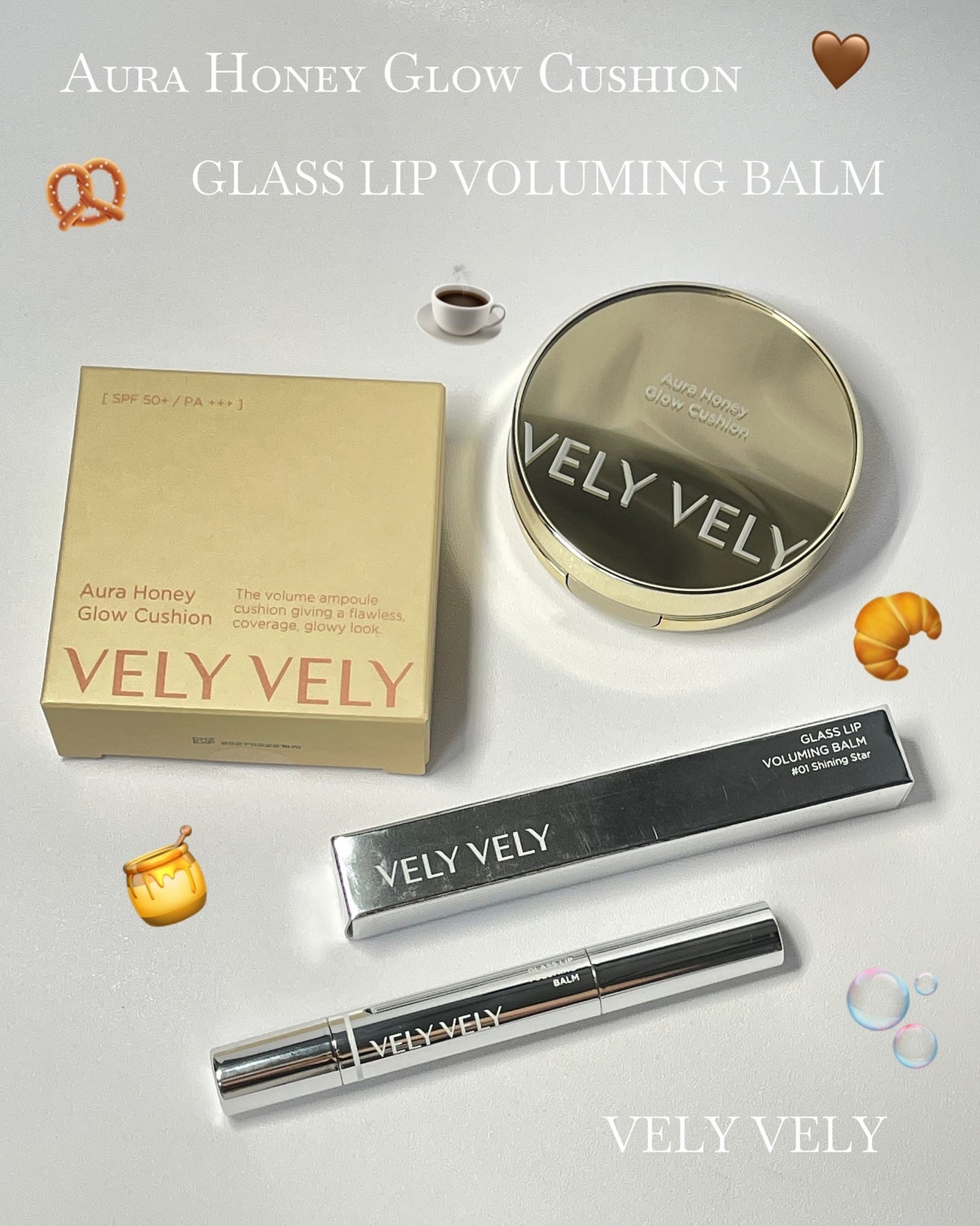 はちみつツヤ肌クッションファンデ/VELY VELY/クッションファンデーションを使ったクチコミ(1枚目)
